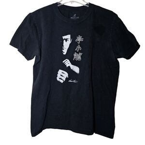 Vintage Bruce Lee Shirt Graphic Tee Size Large